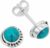 925 Sterling Silber Edelstein Ohrstecker