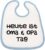 4you design Bib „Heute ist Oma und Opa Tag – Girl or Boy Gift Idea Baby Bib Birth Gift Christening Grandparents Newborn