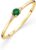 Orovi Women’s Gold Jewellery, Gold Ring with Sapphire/Amethyst/Ruby/Emerald/Topaz and 2 Diamonds 0.03 ct, Trilogy Ring, Engagement Ring, Gemstone 9ct Yellow Gold