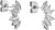 Purelei Leaf Earrings – Waterproof | Stainless Steel Leaf Stud Earrings | 14K Gold Plating, Silver & 18K Rose Gold Plating | Natural Elegant Earrings