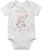 Geschenk mit Namen personalisiert by Shirtracer – Baby Bodysuit Boy Girl Elephant Birth Date Gift for Birth