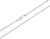 2.5 mm Ball Chain, Polished Genuine 925 Silver, Length 38-120 cm