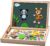 Uping Magnetic Wooden Puzzle, Double-Sided, Wooden Doodle Board, 100 x Pieces, From 3 Years, Children, Forest And Animals