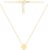 Rodium – Goldkette für Damen aus 585er Echtgold – 42–45 cm – verstellbar mit Hummerverschluss