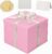 XXL Gift Box with Lid 30 x 30 x 25 cm Pink Gift Box Large