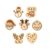 Cake Company – Chocolate Decoration „Xmas Set“ for Cakes, Muffins, Cupcakes and Much More | 28 Pieces of 7 Different Character Designs for Christmas | White Chocolate Toppers Made of Belgian Chocolate