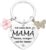 Tecreo Mum Gift I Love You Mum Keyring Best Mama Ever Jewellery Mother’s Day Gift Birthday Gift From Daughter to Mother