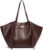 Generisch Women’s Tote Bag, Shopper Bag, Large Shoulder Handbag with Removable Strap, Leather Tote Bag, Women’s Brown, Shopper for College, School, Work, Travel, Shopping.