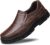 Men’s Casual Shoes Slip On Loafers Leather Shoes for Dress Business Work Office