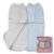 Momcozy Baby Swaddling Bag 0-3 Months Bamboo Pack of 2 Light Grey and Light Blue