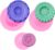 ABOOFAN Silicone Fondant Cake Mould Hoop 3 Pieces Round Chocolate Mould for Homemade Baking Smooth Non-Stick Reusable Suitable for Cakes Desserts and Pastries