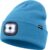 Memoryee Illuminated Hat with LED Light, 4 LED Lamps, USB Rechargeable, Running, Hiking, Hands-Free Headlamp, Winter Warm Knitted Hats, Gifts for Men and Women