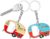 Camper Gift, Partner Keyring, Motorhome Decoration, Camping Accessories Gadgets, Bottle Opener Key Ring, Funny, Unique Beer Camping Gifts for Couples, Men, Pack of 2