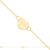 Rodium – Gold Bracelet, 14K Gold / 585 Fineness, Ideal Gold Jewellery for Women, Gold Jewellery Adjustable