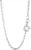 NKlaus Solid Anchor Chain Necklace 925 Silver Chain Diamond-Coated 1.60 mm Wide