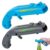 Bottle Opener Gun Set of 2 – Funny Beer Opener with Shot Function, Creative Men’s Gifts for Parties & Bar, Plastic Bottle Opener Gadget for Bottle Caps, Blue & Grey