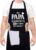 Funny cooking apron for men, barbecue apron, adjustable apron