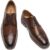 Men’s Oxford & Derby Formal Dress Shoes Lace Up Leather Classics in Black and Brown with Patent Brogue Details