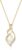 FANCIME Double Twist Infinity Birthstone Chain for Women 925 Sterling Silver Gold-Plated Infinity Drop Birthstone Pendant Necklace Jewellery Gifts for Women Girls Chain Length: 40 + 5 cm