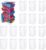 BENECREAT Pack of 40 Transparent Wedding Gift Boxes 5 x 5 x 10 cm Rectangular Transparent PVC Gift Boxes for Sweets and Chocolate Packaging for Wedding Gifts