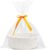 Gift Basket, Gift Basket Empty Set, Storage Basket, Made of Cotton Rope, Empty Gift Basket, with Handles, for Wedding, Birthday, Party, Christmas, Valentine’s Day, Holiday (White)