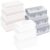 bonsport Biscuit Tins Set of 3 Rectangular Christmas Cookie Tins Pastry Tins Square Christmas Trees with Reindeer