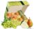 Hansen Obst Gift Box „Get Well Greeting“ with Gift Packaging „Die Moderne“ – Gift with Fresh Fruit – Fruit Box – Gift for Get Well Wishes