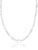 bhb Plate Chain 60 cm Stainless Steel – Stainless Silver Necklace, Plate Chain/Stirrup Chain/Pea Chain for Men & Women