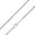 trendor Halskette 925 Silber Venezia-Kette Rund 3,7 mm 39415