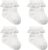 bistyle Cotton 4 Pairs Baby Socks for Newborns Infant 0-6 Months to 3 Years for Lacing | Stopper Seamless Socks | Boys Girls Children’s Socks