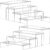 Viymgit 8pcs Clear Acrylic Table Display Stands 4 Sizes