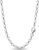 101032-0 Women’s Necklace, Anchor Chain, Wide Anchor Chain, 2.7 mm Wide, in 925 Sterling Silver, Chain Jewellery, Necklace Without Pendant, Length 42 cm – 100 cm