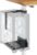PUTORSEN PC Halterung Unter Schreibtisch, PC Halterung für Höhenverstellbaren Schreibtisch, passt 80×50mm Tischbeine, max. 20 kg, ohne Bohren, für Gaming & Büro, Schwarz