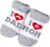 Baby Socks 0-3 Months, Cotton Baby Socks 0-3 Months Funny Socks with Saying I Love You Dad & Mom Newborn Baby Shower Gifts for Birth, Baby Gifts for Birth Boy Girl