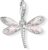 THOMAS SABO Damen Charm-Anhänger Schmetterling weiße Steine Charm Club 925 Sterlingsilber 1862-051-14