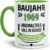 Printed Birthday Coffee Mug with Birth Year and Funny German Text