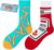 Funny Socks for Men and Women Unisex Many Designs Animal Food Fruit Sports Art Cotton Gift Asymmetrical Pattern Left and Right
