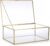 SUMTree Golden Vintage Glass Lid Box, Rectangle Jewellery Rings Bracelet Display Organiser Tempered Glass Jewellery Box Jewellery Box Jewellery Box Jewellery Box Jewellery Storage Box