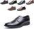 Derby Shoes Men’s Oxford Suit Shoes Leather Shoes Business Shoes Formal Brogues Lace-Up Shoes Classic Lace-Up Shoes Black Brown 37-48