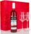 Sipply Gift Set 3 Pieces with 2 Balloon Glass Sprays and 1 Bottle Hugo Asbach Aperitif 0.75 L 15% | with Gift Packaging: Pink | Gift for Women Men Mum Dad Girlfriend for Christmas Easter