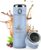 Maverton 400ml Engraved Water Bottle with LED Touch Display, Blue