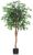 Kazeila Artificial Plant Ficus Benjamina 120 cm Artificial Plants Large with Natural Stems Decorative Plant Artificial Tree Ideal for Interior Decoration Bedroom Office