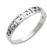Silverly 925 Solid Silver Rings with Open Greek Key Pattern | Sterling Silver Rings for Women | Classic Thin Band Rings | Stacking Rings Jewellery | Elegant Greek Engagement Ring