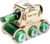 Wooden Bottle Carrier, Tank Design Beer Gift for Men, Personal Gift for Birthday, Sturdy Wood for Beer Bottles