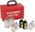 Lubricant Alcohol Gift for Men and Women, Gift Idea in Tool Box, 8 Spirits, Various Flavours, Case, Tool, Liquor, Jägermeister, Apricot, Willi