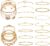 JSTHHTT Women’s Gold Stackable Bracelets, Women’s Gold, Bracelet Set, Gold, Jewellery, Adjustable, Waterproof, Fashion Jewellery Gift Set for Women, Girls, Pack of 24