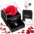 Eternal Rose with Chain, Eternal Rose Box, Valentine’s Day Necklace, Heart Chain, Jewellery Gift Box, with I Love You Necklace for Valentine’s Day, Mother’s Day, Christmas, Wedding, Anniversary, Birthday Gift for Women