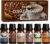SALKING 6 x 10 ml Café Essential Oils Set, Aromatherapy Gift Set