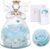 Touloube Eternal Rose Angel Gifts for Mum, Eternal Rose in Angel Glass Dome for Her, Infinity Roses Preserved Flowers Handmade, Glass Angel Figurine, Gift for Women, Mother, Grandma, Grandmother