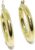 18ct Yellow Gold Wide Hoop Earrings – 4mm Thick and 2.8cm OD – 3.5g 18ct Gold